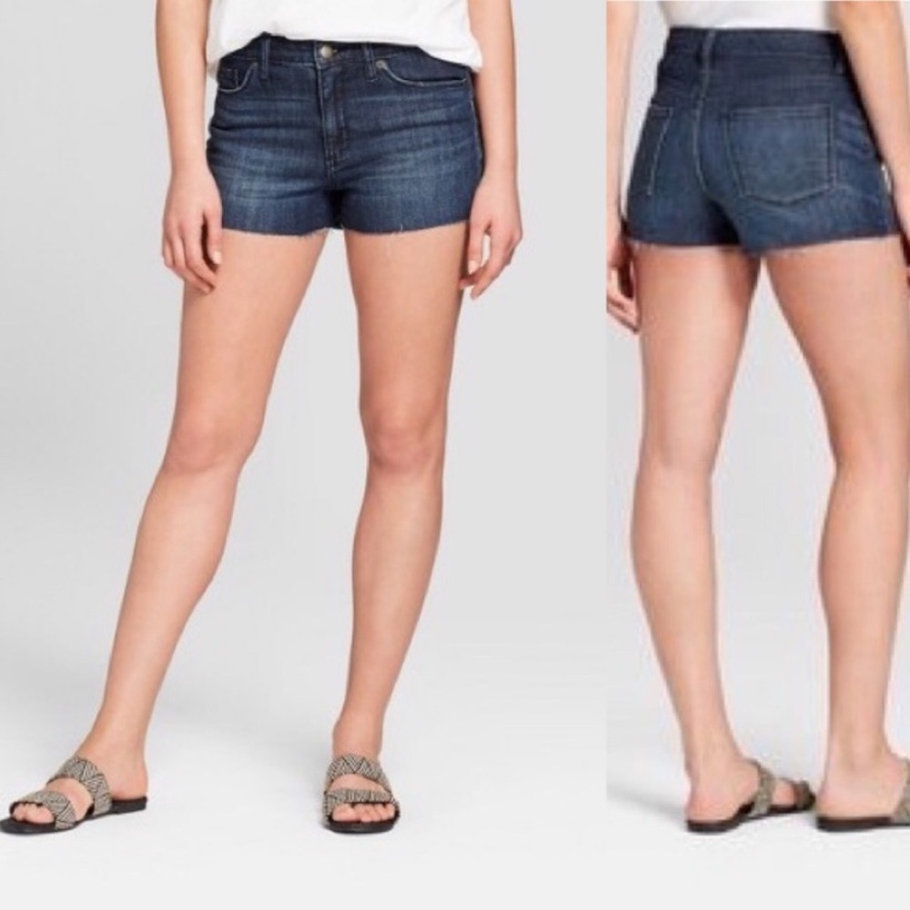 Universal Thread Denim High-Rise Shortie Shorts